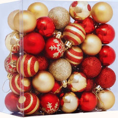 50PC Bolinhas de Natal Decoração para Árvore - 50PC Bolinhas de Natal Decoração para Árvore - Default Title - Polideia