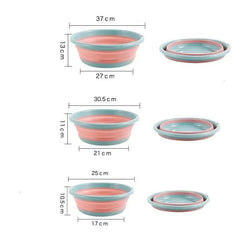 Bacia Retrátil em Silicone 11 Litros - Bacia Retrátil em Silicone 11 Litros - 4 litros - Polideia