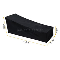 Medidas da Capa para Espreguiçadeira Polideia
