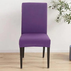 Renove suas cadeiras com a Capa de Cadeira de Jantar Lisa. Elastano e poliéster de qualidade para máximo conforto. Proteção e estilo em cada detalhe.
