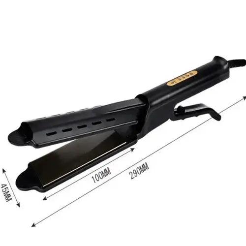 Chapinha Profissional com vapor e 4 níveis de temperatura, ideal para cabelos secos e úmidos. Reduz frizz e alisa com tecnologia de íons negativos.