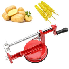 Descascador e Cortador Inox 3 em 1: Corte Eficiente e Preciso para Batatas e Vegetais