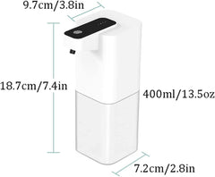 Dispensador de Sabonete Automático: Mantenha Suas Mãos Limpas sem Toque, Sustentável e Recarregável. Ideal para Uso em Diversos Ambientes
