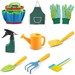 Kit Jardinagem Infantil Polideia: Ferramentas seguras para explorar a natureza e aprender sobre plantas desde tenra idade.