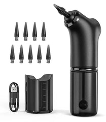 Imagem do Limpador de Ouvido Elétrico com 4 Modos de Pressão, ideal para remoção eficaz de cera de ouvido e cuidados de saúde auditiva.