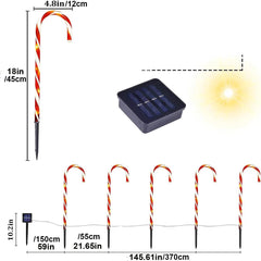 Luzes de Natal Solar Bengala - Luzes de Natal Solar Bengala - 5 pcs / Amarelo - Polideia