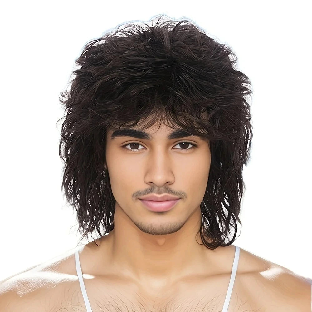 Polideia comprar melhor peruca masculina cabelo humano barato preço peruca masculino cabelo longo cumprido