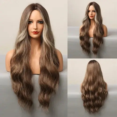 Peruca Cabelo Natural Longo em V