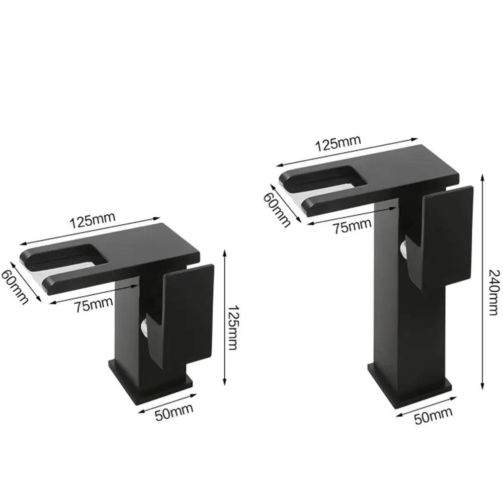 Torneiras de Lavatório LED: Luxo e Tecnologia. Design contemporâneo com luzes indicativas de temperatura. Ideal para banheiros modernos.