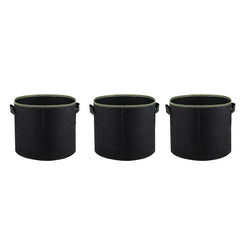 Cultive plantas saudáveis com o Vaso de Feltro Tecido para Cultivo. Design respirável para crescimento rápido. Durável e reutilizável