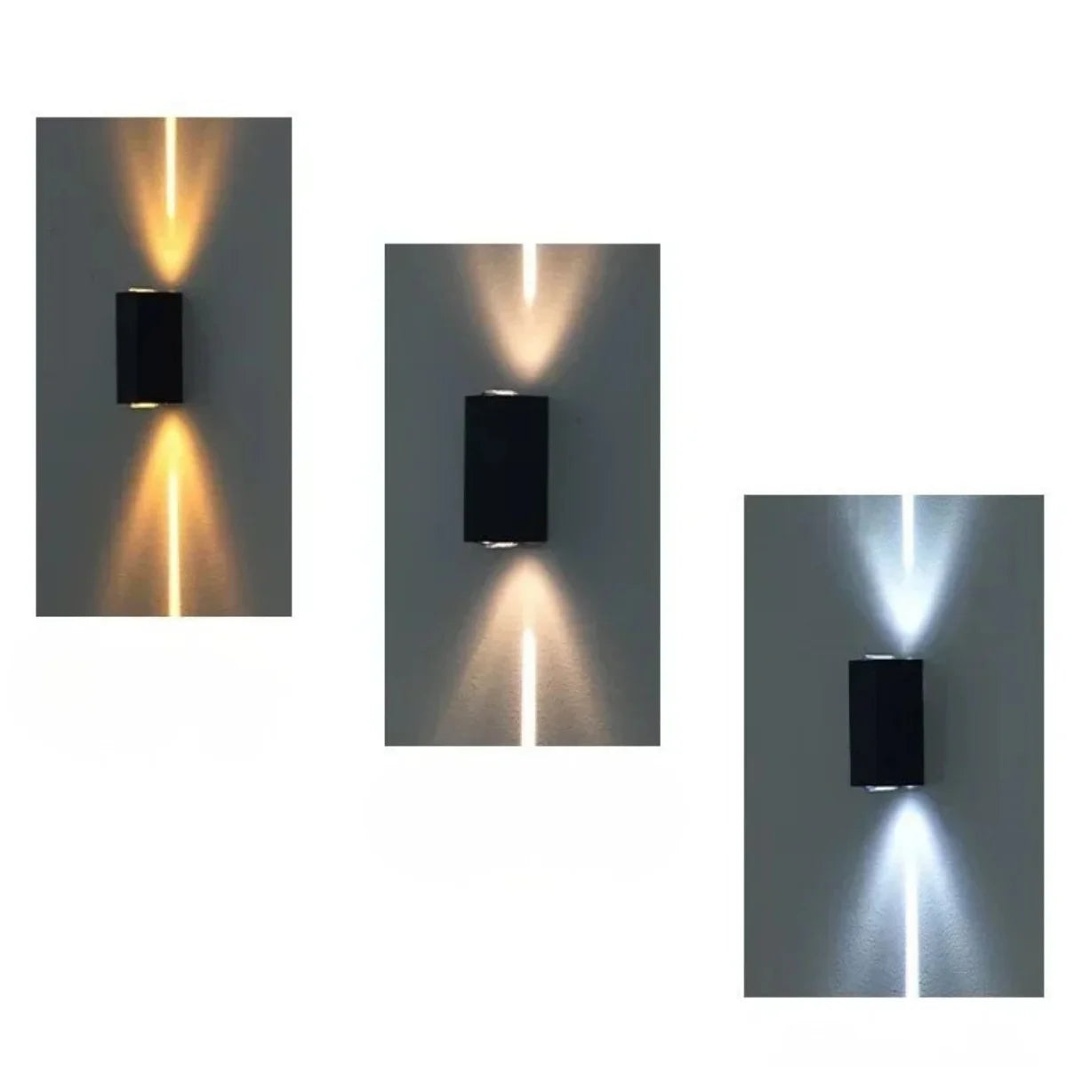 Comprar arandela de parede externa LED bidirecional moderna em alumínio resistente barato ou em promoção