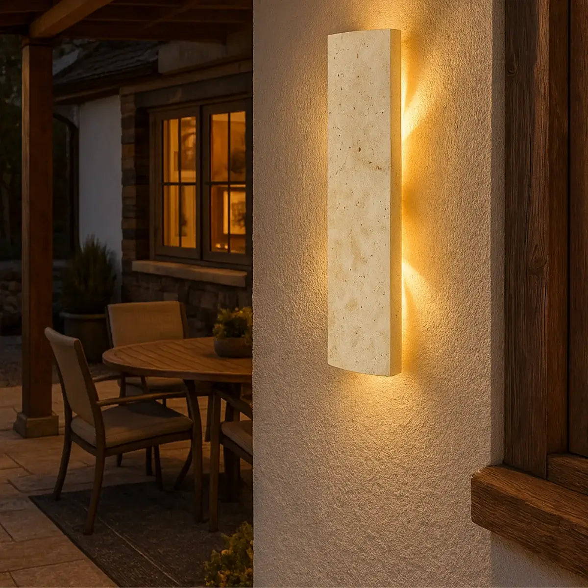 Comprar arandela de parede interna LED moderna com acabamento em cimento iluminação lateral barato ou em promoção