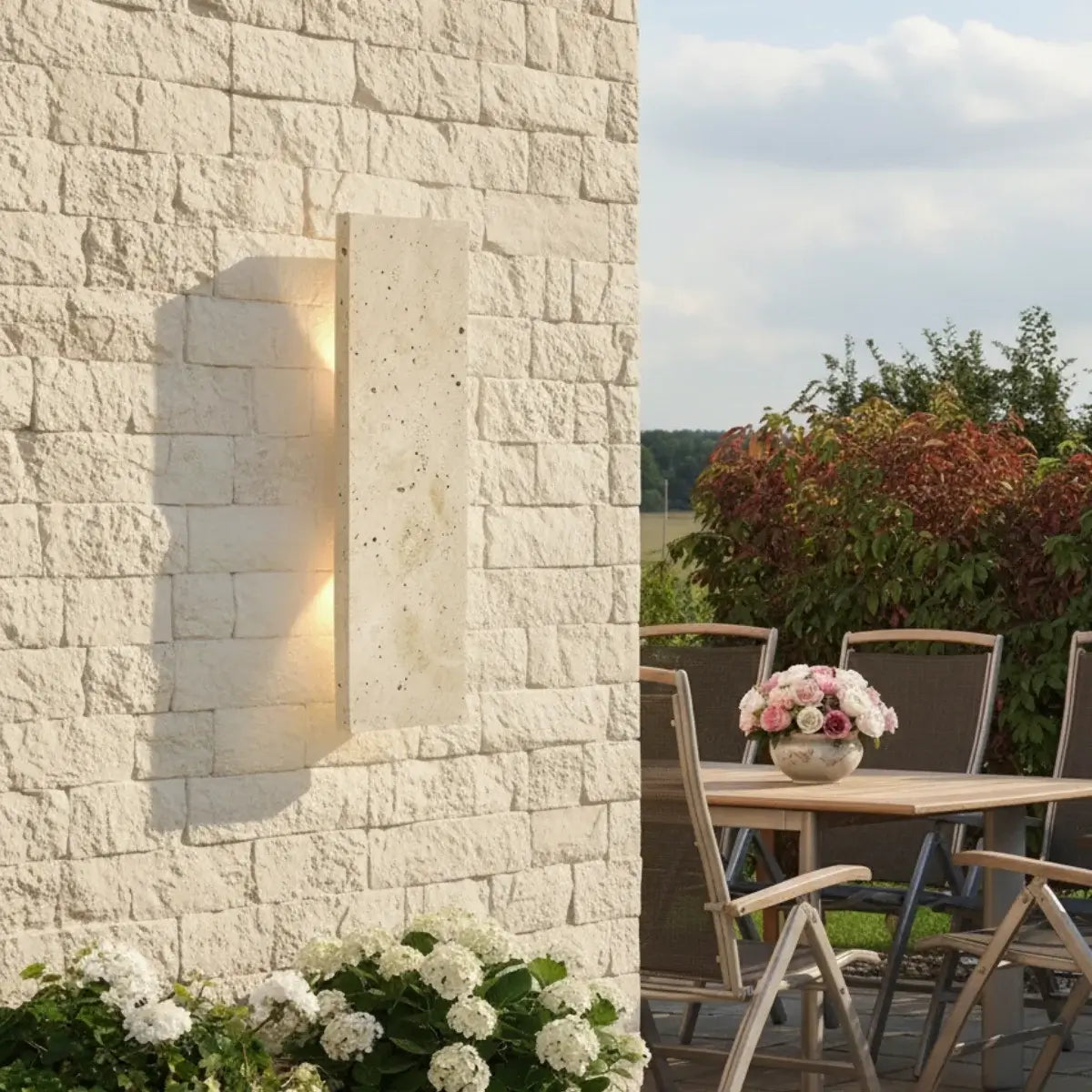 Comprar arandela de parede interna LED moderna com acabamento em cimento iluminação lateral barato ou em promoção