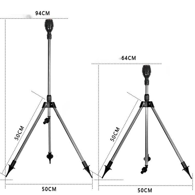 Maximize o crescimento com o Aspersor 360 em Tripé. Eficiência hídrica para jardins exuberantes. Sustentável e durável