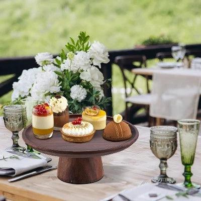 Bandeja de Bolo em Madeira Deco - Adicione um toque de sofisticação à sua mesa