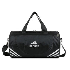 Bolsa esportiva com alças acolchoadas, com zíper e grandes compartimentos internos