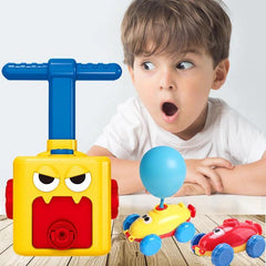 Brinquedo com Bexiga Carrinho Movido a Ar Infantil | BlumCar - Brinquedo com Bexiga Carrinho Movido a Ar Infantil | BlumCar - Patinho - Polideia