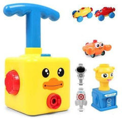 Brinquedo com Bexiga Carrinho Movido a Ar Infantil | BlumCar - Brinquedo com Bexiga Carrinho Movido a Ar Infantil | BlumCar - Patinho - Polideia