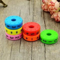 Brinquedo Didático Bloco Magnético de Matemática - Aprendizado Divertido com Cores e Ímãs