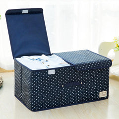 Caixa Organizadora com Divisória - Caixa Organizadora com Divisória - 36x25x16cm / Azul - Polideia
