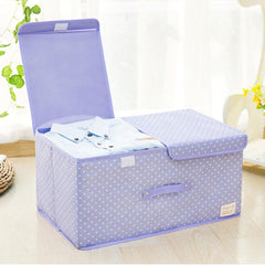 Caixa Organizadora com Divisória - Caixa Organizadora com Divisória - 36x25x16cm / Azul - Polideia