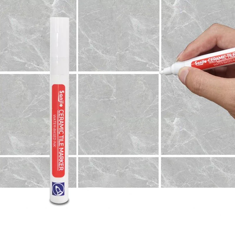 Renove seus Azulejos com o Poderoso Marcador de Rejunte - Resistente à Água, Durável e Fácil de Usar. Transforme sua Casa Agora
