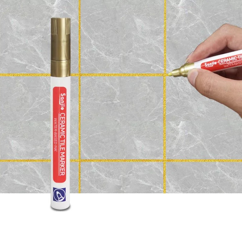 Renove seus Azulejos com o Poderoso Marcador de Rejunte - Resistente à Água, Durável e Fácil de Usar. Transforme sua Casa Agora