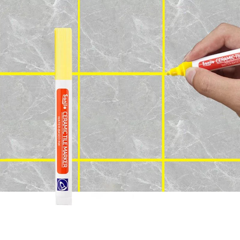 Renove seus Azulejos com o Poderoso Marcador de Rejunte - Resistente à Água, Durável e Fácil de Usar. Transforme sua Casa Agora