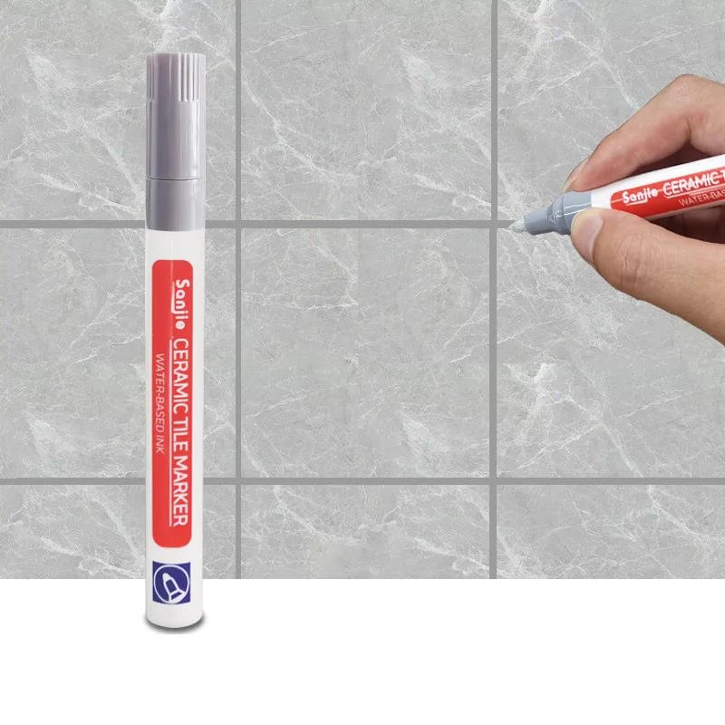 Renove seus Azulejos com o Poderoso Marcador de Rejunte - Resistente à Água, Durável e Fácil de Usar. Transforme sua Casa Agora