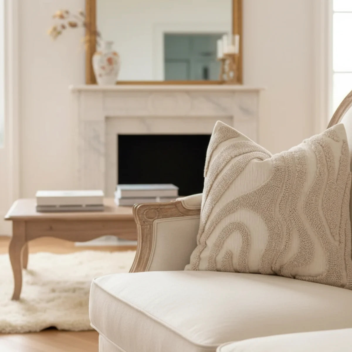 Comprar capa almofada 45x45 decorativa bordada textura relevo algodão sofá sala barato