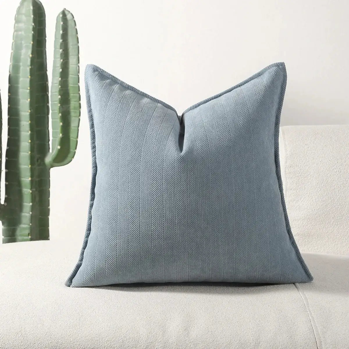 Comprar capa almofada chenille macia decorativa sofá sala múltiplas cores zíper invisível em promoção frete grátis POLIDEIA