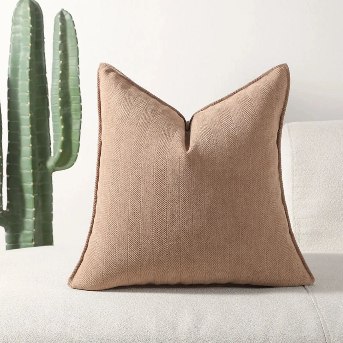 Comprar capa almofada chenille macia decorativa sofá sala múltiplas cores zíper invisível em promoção frete grátis POLIDEIA