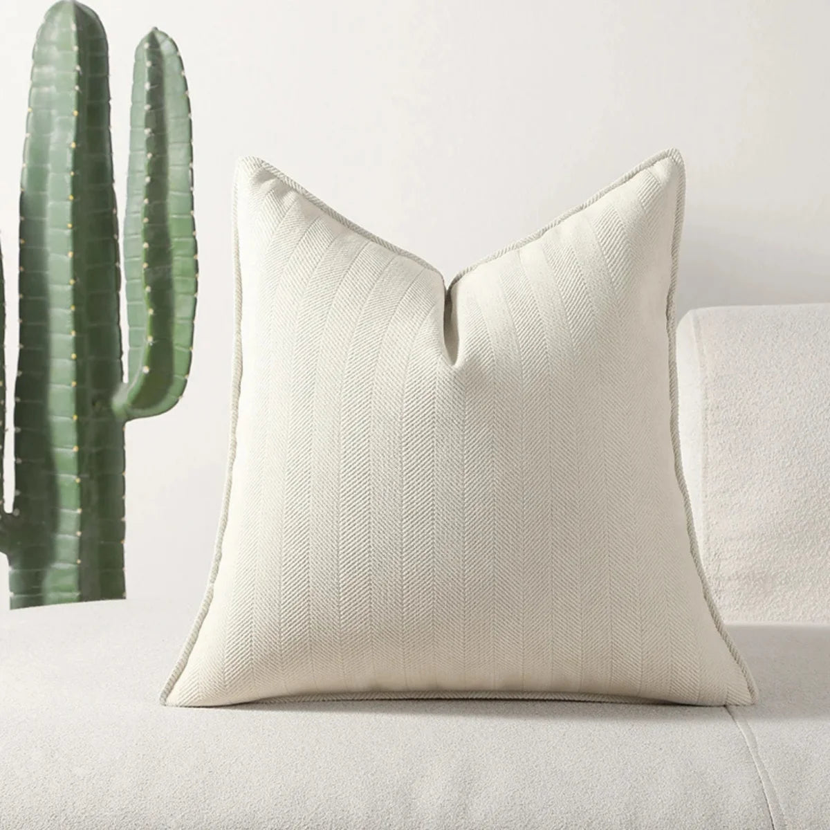 Comprar capa almofada chenille macia decorativa sofá sala múltiplas cores zíper invisível em promoção frete grátis POLIDEIA