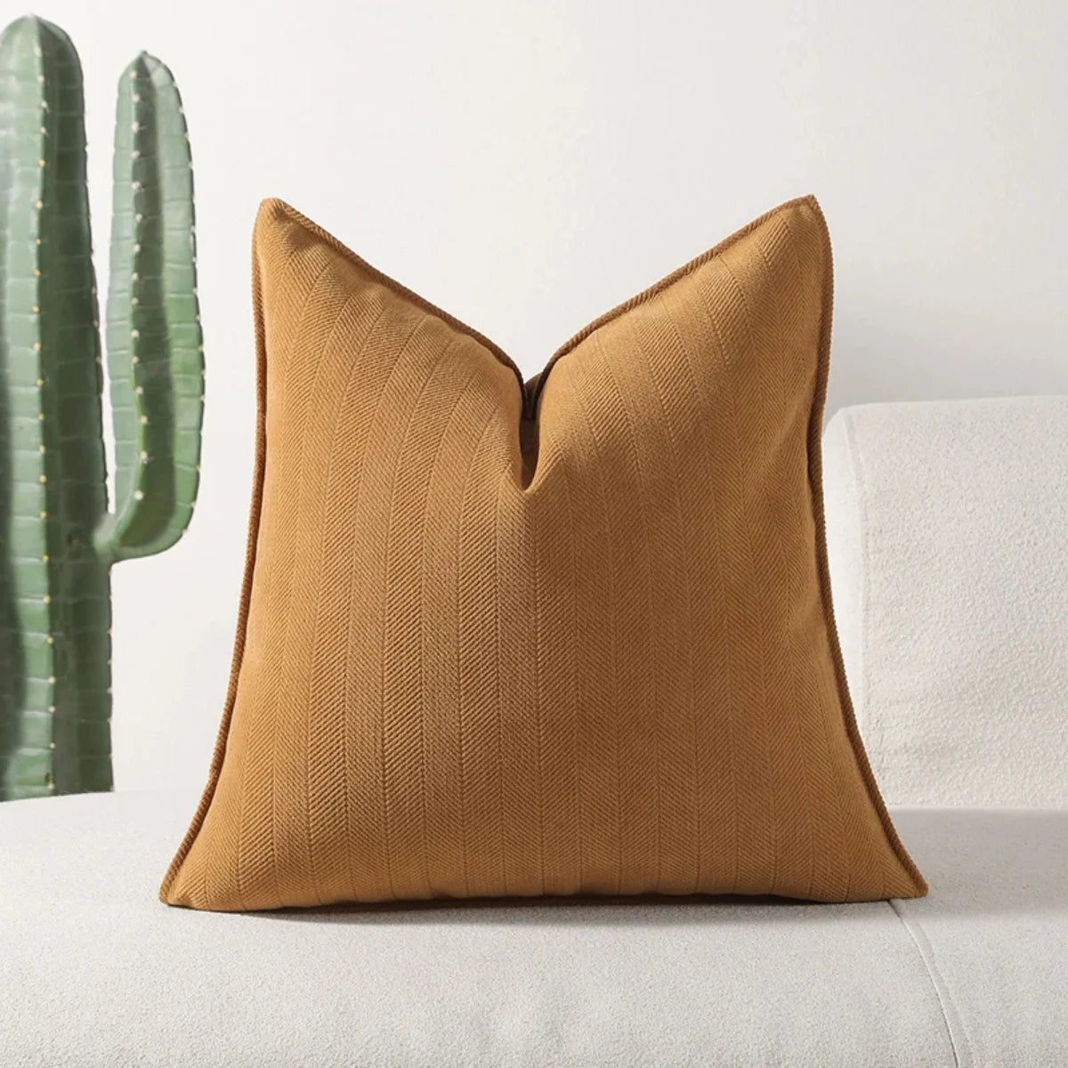Comprar capa almofada chenille macia decorativa sofá sala múltiplas cores zíper invisível em promoção frete grátis POLIDEIA