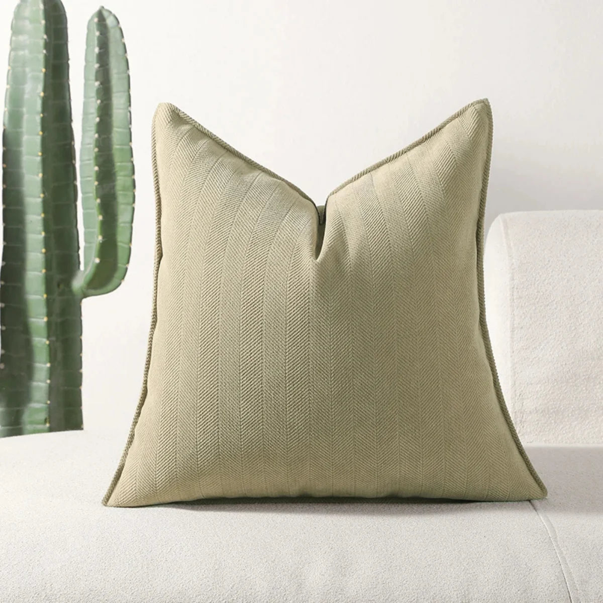 Comprar capa almofada chenille macia decorativa sofá sala múltiplas cores zíper invisível em promoção frete grátis POLIDEIA