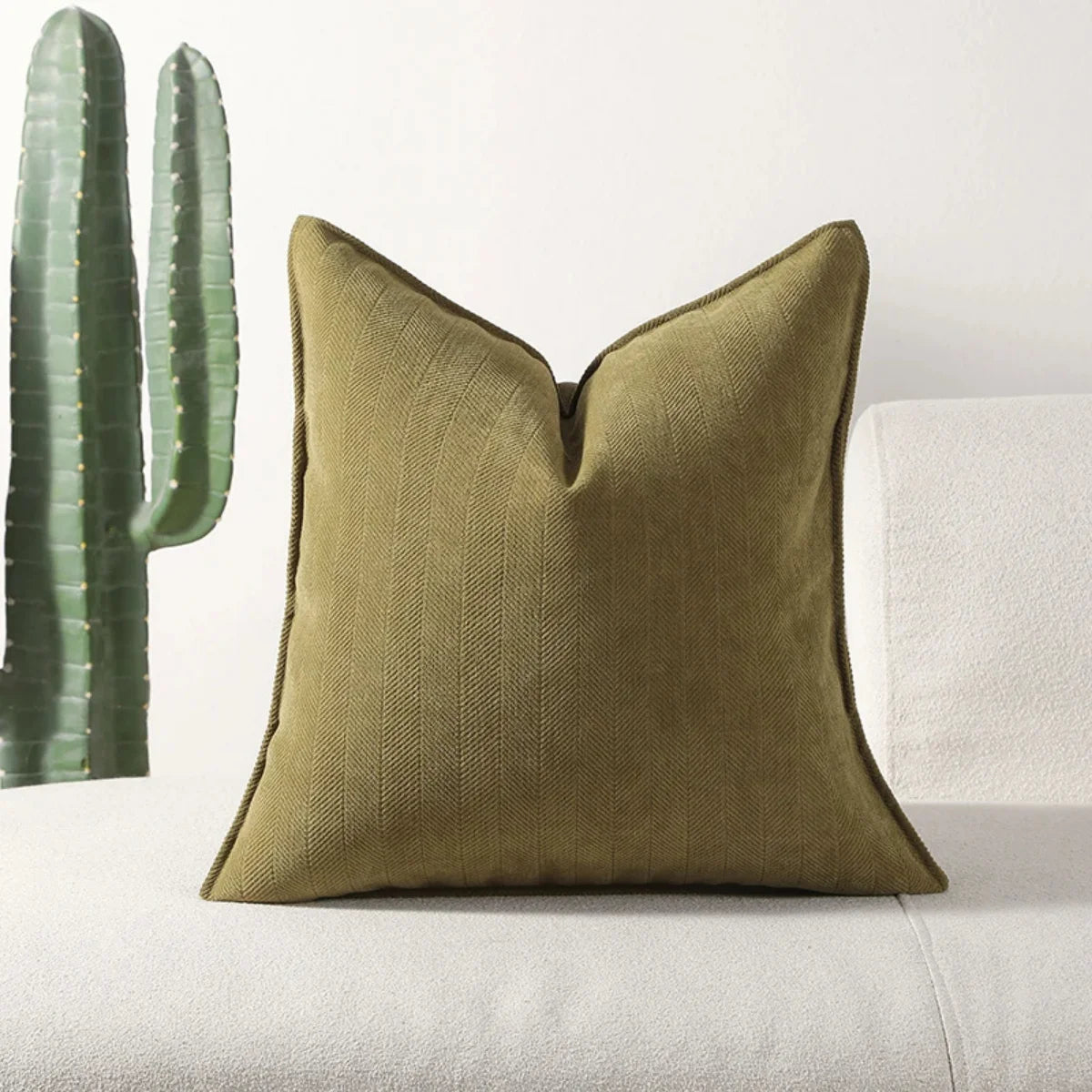 Comprar capa almofada chenille macia decorativa sofá sala múltiplas cores zíper invisível em promoção frete grátis POLIDEIA