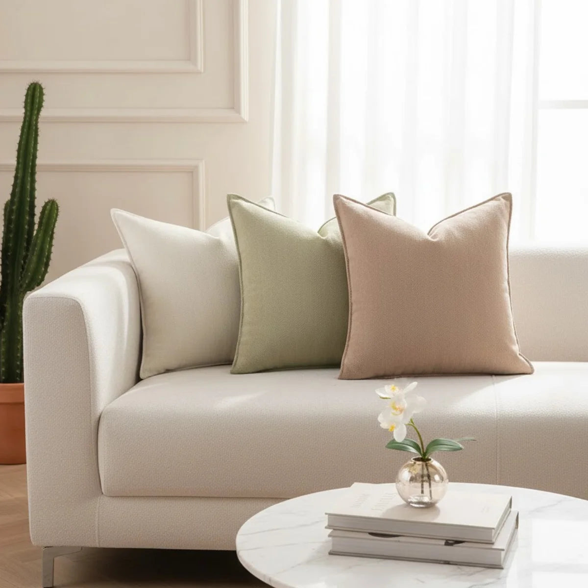 Comprar capa almofada chenille macia decorativa sofá sala múltiplas cores zíper invisível em promoção frete grátis POLIDEIA