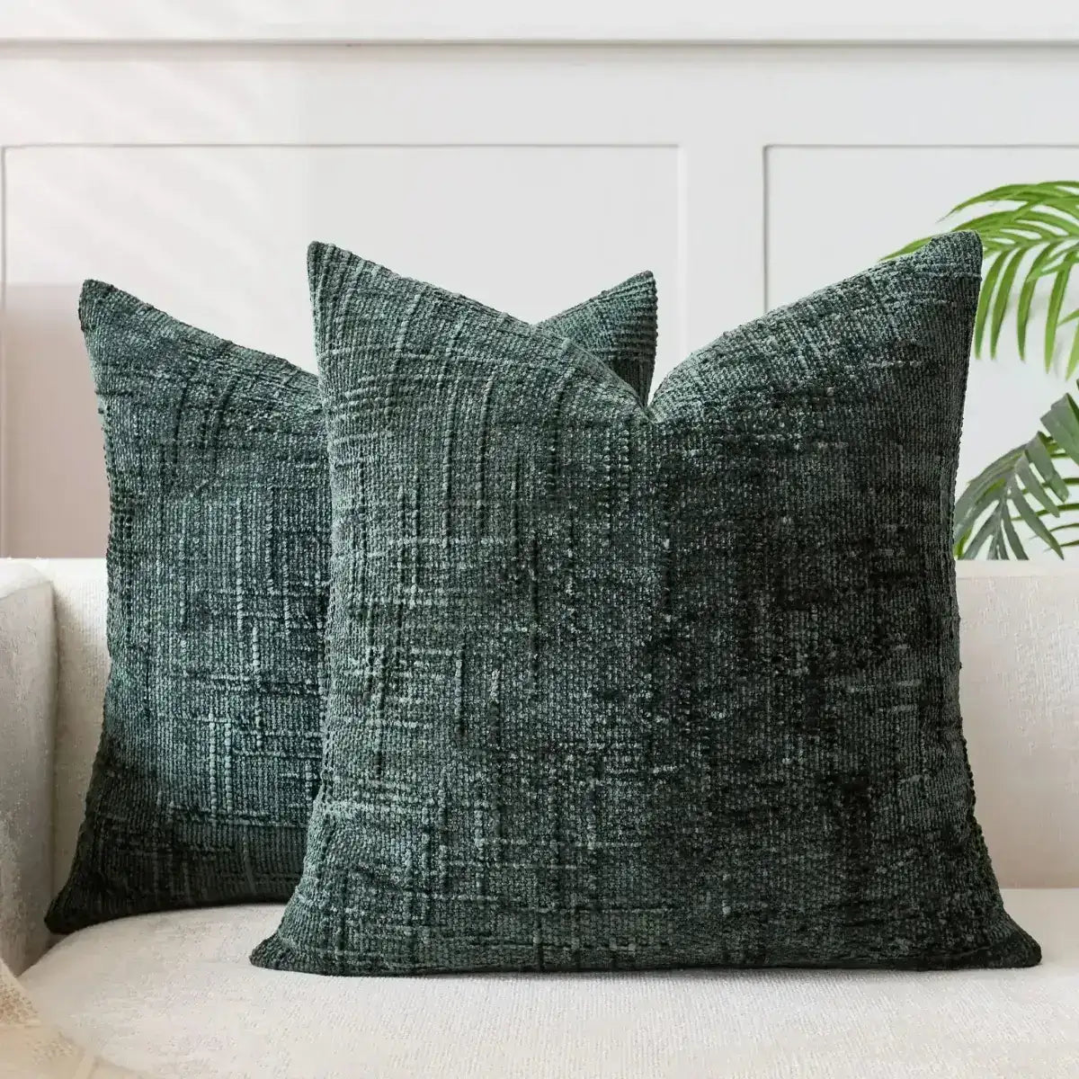 Comprar capa almofada decorativa chenille veludo textura canelada sofá sala luxo barato POLIDEIA
