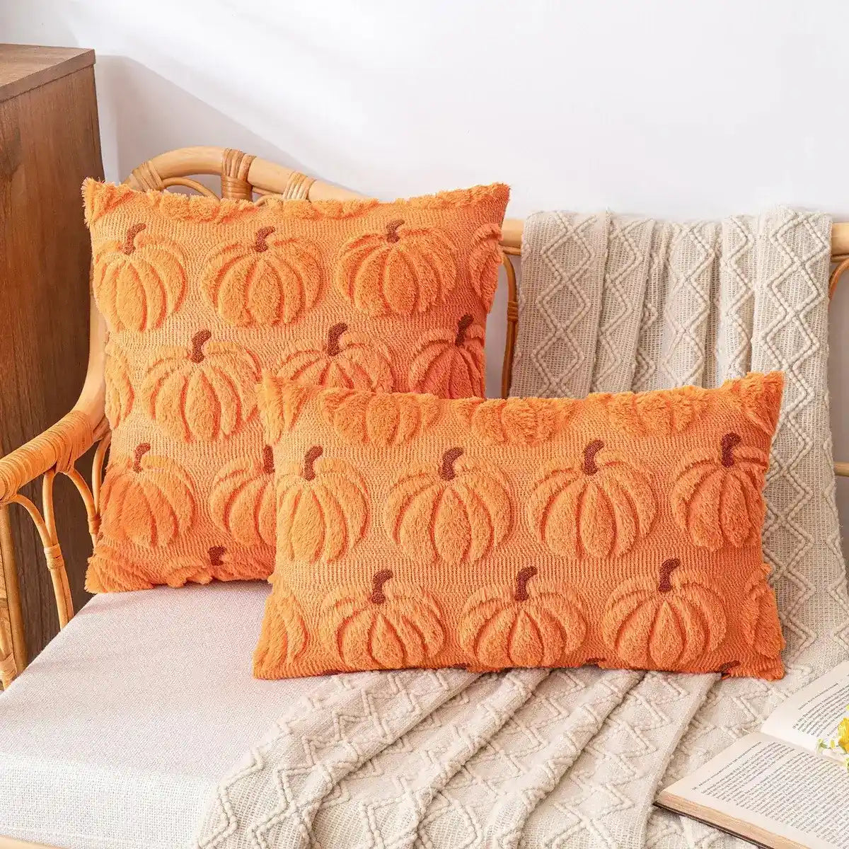 Comprar capa almofada decorativa textura 3D alto relevo franjas artesanal sofá sala barato POLIDEIA