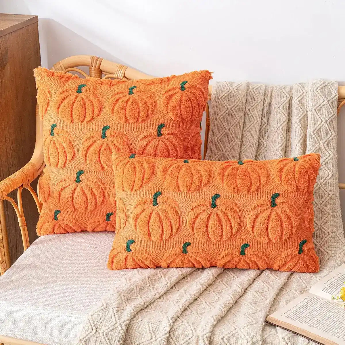 Comprar capa almofada decorativa textura 3D alto relevo franjas artesanal sofá sala barato POLIDEIA