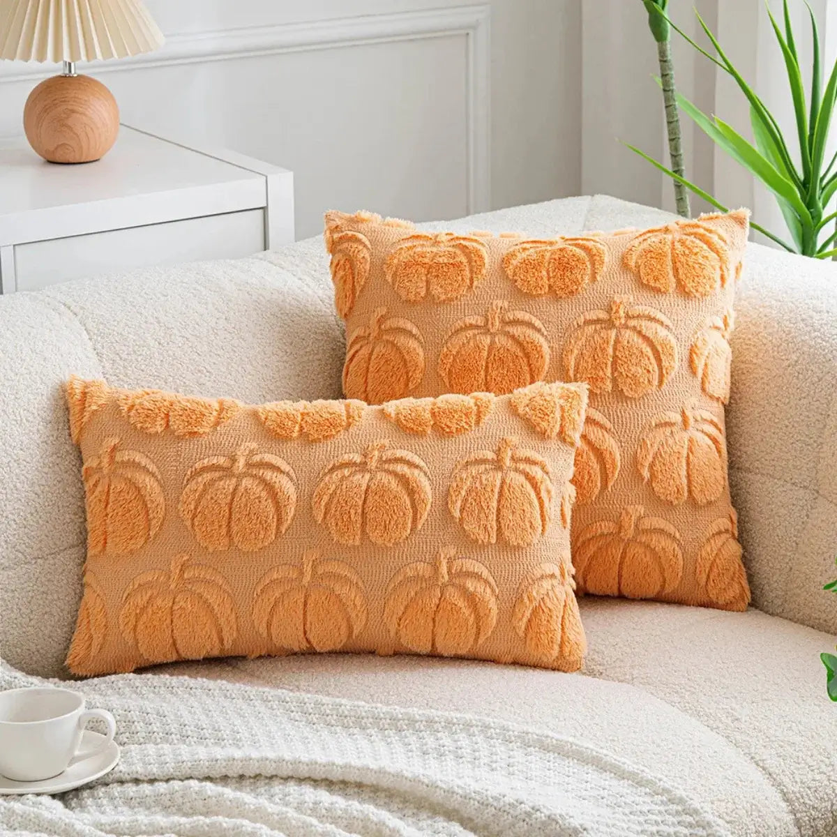 Comprar capa almofada decorativa textura 3D alto relevo franjas artesanal sofá sala barato POLIDEIA