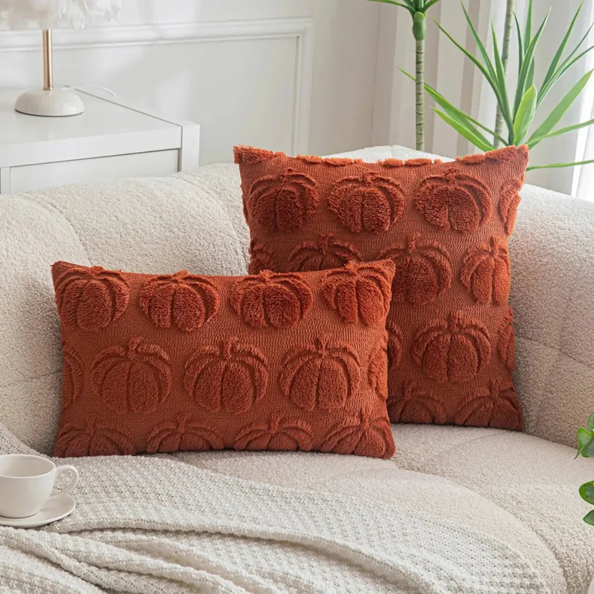 Comprar capa almofada decorativa textura 3D alto relevo franjas artesanal sofá sala barato POLIDEIA