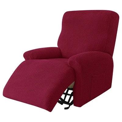 Capa de Sofá Reclinável Jacquard - Transforme sua poltrona em um oásis de conforto com nosso tecido Polar Fleece de alta qualidade.