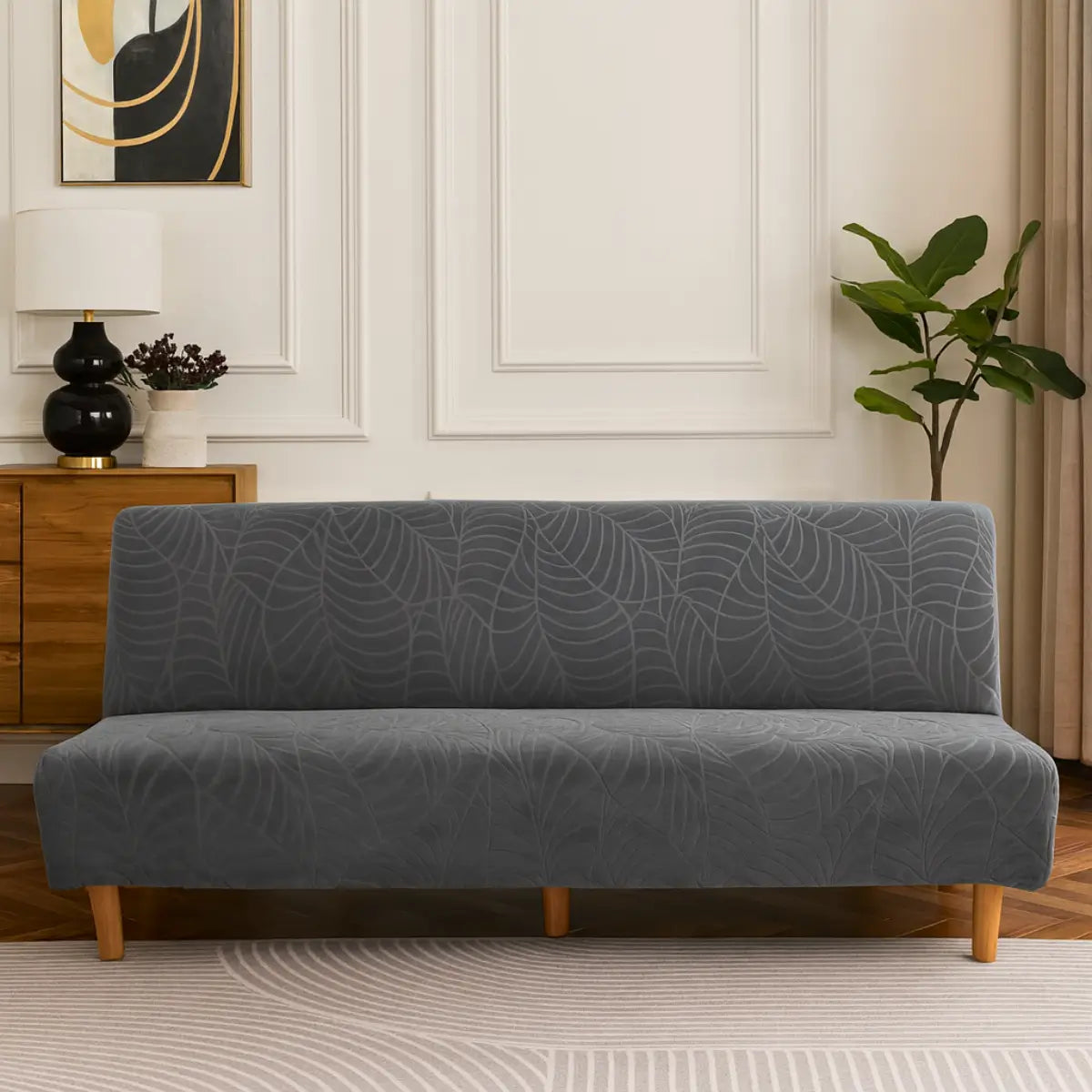 Comprar capa para sofá cama sem braço impermeável elástica jacquard antiderrapante barato ou em promoção