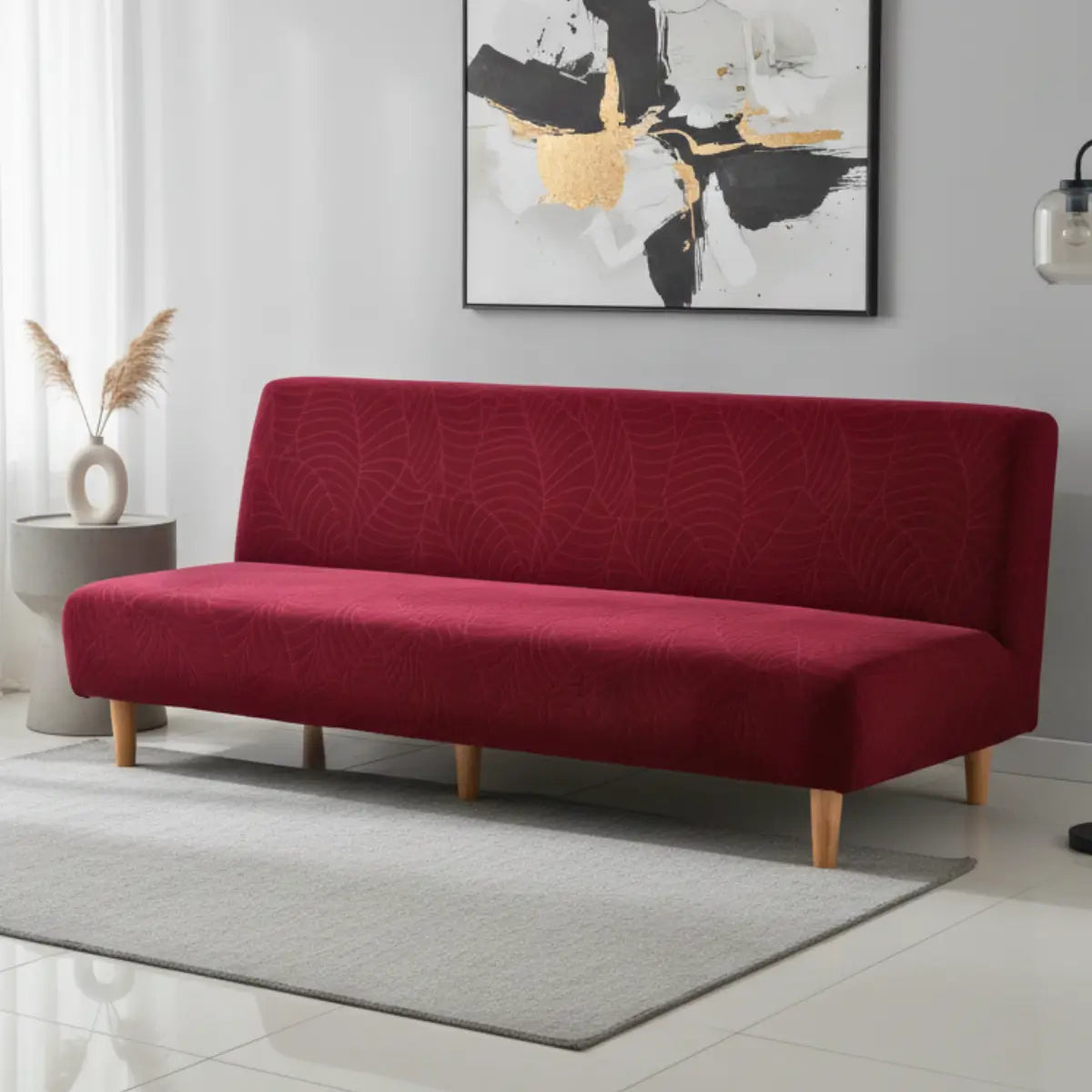 Comprar capa para sofá cama sem braço impermeável elástica jacquard antiderrapante barato ou em promoção