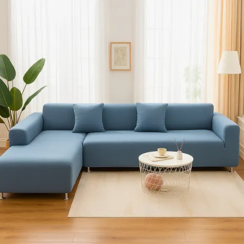 Comprar capa para sofá protetora elástica 1 2 3 lugares canto reclinável universal premium barata Polideia
