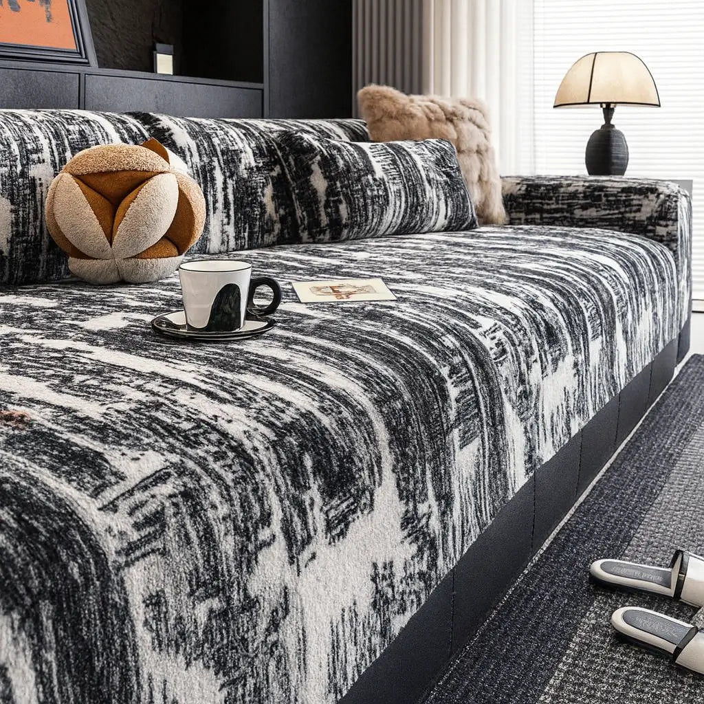 Comprar capa de sofá antiderrapante aveludado tecido grosso protetor premium para sala barato em promoção