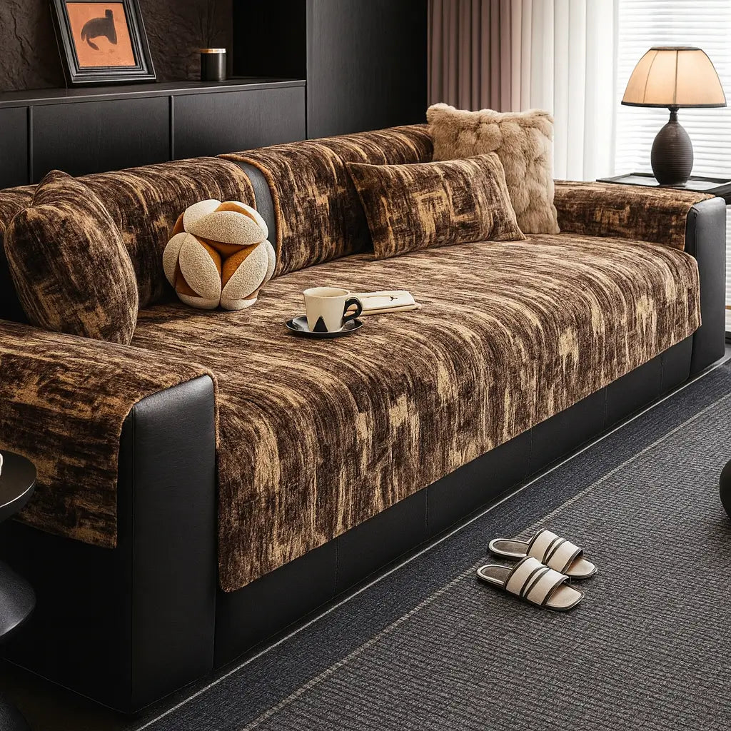 Comprar capa de sofá antiderrapante aveludado tecido grosso protetor premium para sala barato em promoção