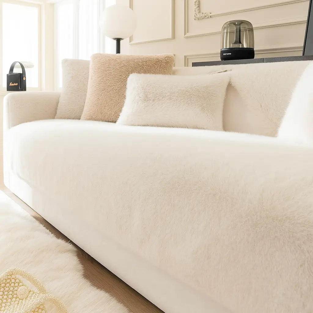 Comprar capa de sofá antiderrapante pelo veludo felpudo proteção pets lavável máquina barato promoção