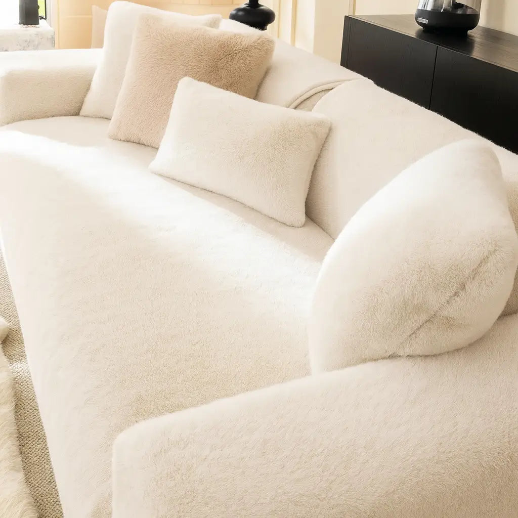 Comprar capa de sofá antiderrapante pelo veludo felpudo proteção pets lavável máquina barato promoção